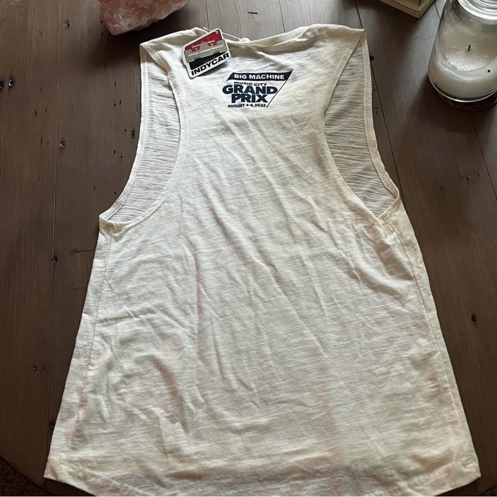 White Music City Tank Top - Picture 3 of 5